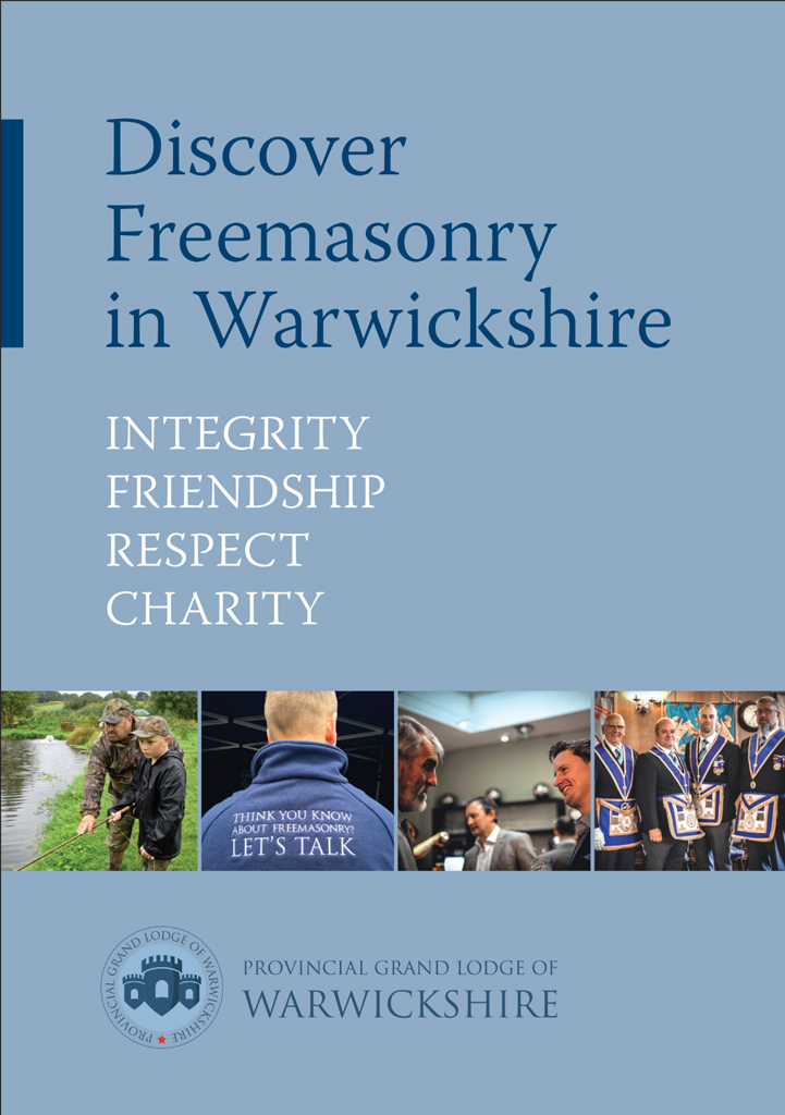 Discover Freemasonry in Warwickshire, booklet cover